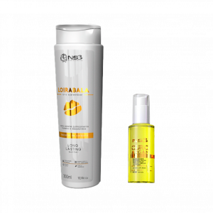 LONG LASTING LOIRA BALA 300 ML + OLEO REPARADOR MÁGICO OURO ARGAN 60 ML